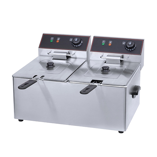 Friggitrice doppia commerciale